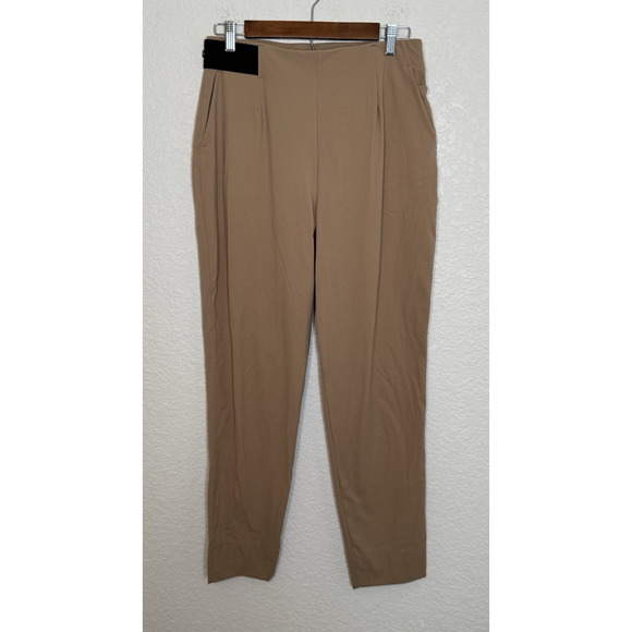 ADay Pants Medium Turn it Up Pull On BAL-LTE-89MD Beige Latte Classic Minimalist - Picture 2 of 9
